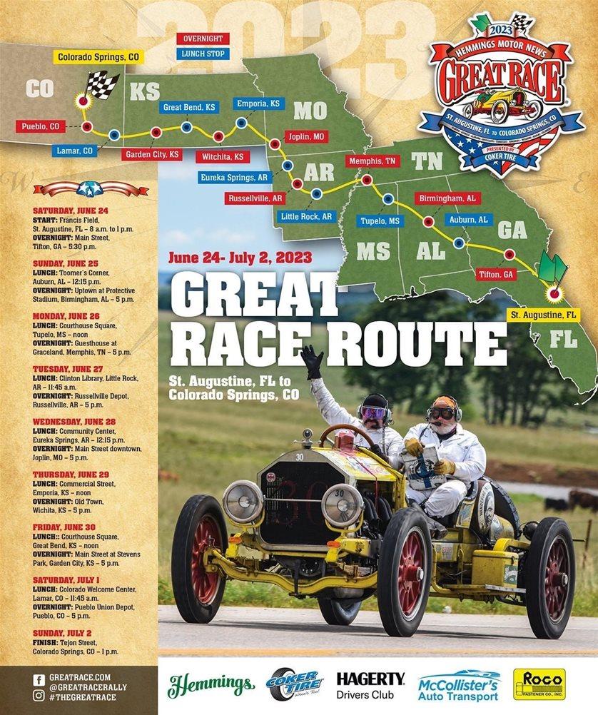 <b>2023</b> Great <b>Race</b>: The Ultimate <b>Endurance</b> Test for Classic Cars